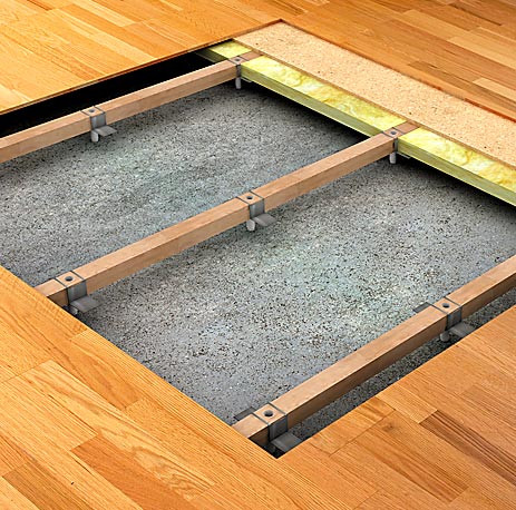 Lägga golv på betongplatta garage